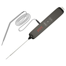 Foldable Food Thermometers LED Display High Precisions Two Probe