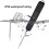 Foldable Food Thermometers LED Display High Precisions Two Probe 4