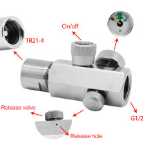 Adaptor modernizat pentru aparat de sucuri, furtun din oțel inoxidabil de înaltă presiune, asigurând siguranța și fiabilitatea în experiența