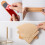 Coffee Filter Paper Dispenser Wall Mounted-Beech wood style 6