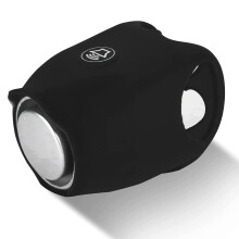 Sentinella di sicurezza per ciclisti, campanelli per bicicletta resistenti all'acqua con batteria sostituibile per avvisi illimitati