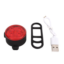 Wiederaufladbares LED-Fahrradrücklicht per USB, helles, wasserdichtes Rücklicht für mehr Sicherheit beim Radfahren, 4 Beleuchtungsmodi mit