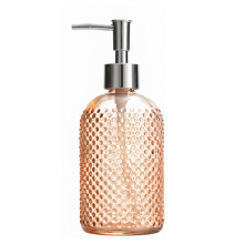 Moderne Seifenflüssigkeitsspender aus Glas, 400 ml,-Orange