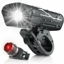 Fietsveiligheidslamp, extreem helder voor verbeterde zichtbaarheid, oplaadbare batterij voor duurzaam fietsen, waterdicht voor ritten in alle