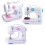 Beginner Electric Sewing Machine with Foot Pedal and-Violet 2