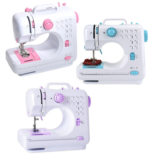 Beginner Electric Sewing Machine with Foot Pedal and-Violet 1