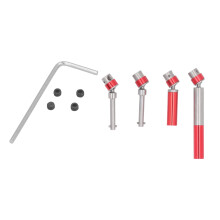 RC Drive Shafts With Low Rotation Sound Lightweight Design Large Transmission Angle Compatibility With Hobbyplus Cp18P High Strength And Sturdy Build