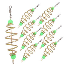 bait holder with luminous beads spiral hooks for night fishing robust bait feeders