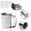 Stainless Steel Dispenser For Consistent Baking Performance, Measuring Gauge Ensures Precise Portioning, Spring-Loaded Handle For Effortless Control 4