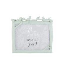 Hand Crafted Resin Picture Frame Elegant Decorative Floral Design With Velvet Fabric For Versatile Display In Home And Office
