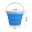 Flexible Storage Solution Collapsible,Durable Silicone Expand And Collapse Portable Design 5
