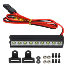 Aluminum Alloy RC Light Bar 9 LED Beads Spotlights For Crawler Trucks, Good Lighting Performance High Brightness White LEDs With Easy Install Bracket