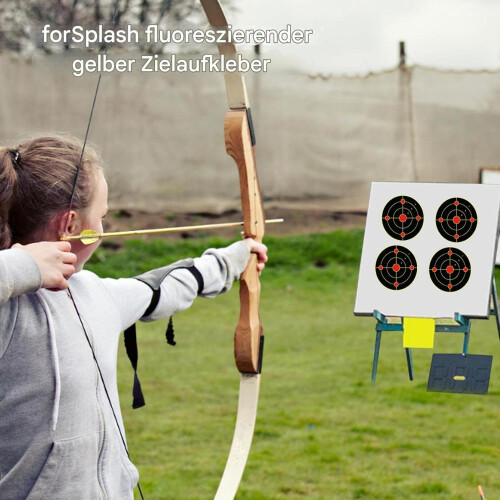 Area Target Splatter, Splatter Target, 100 Sheets Target Practice Stickers, 6 Inch Splitter 1