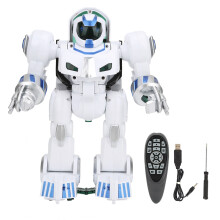Robot programmable chantant et dansant avec détection de gestes, robot radiocommandé interactif rechargeable avec yeux LED, jouet éducatif