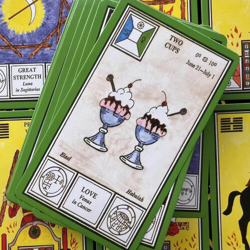 Ceremonial Tarot Card, 78Piece English Version, Pocket Size, Divination Tools 2