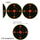 Splatter targets, 6inch bright fluorescent yellow burst for training 4