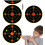 Splatter targets, 6inch bright fluorescent yellow burst for training 5