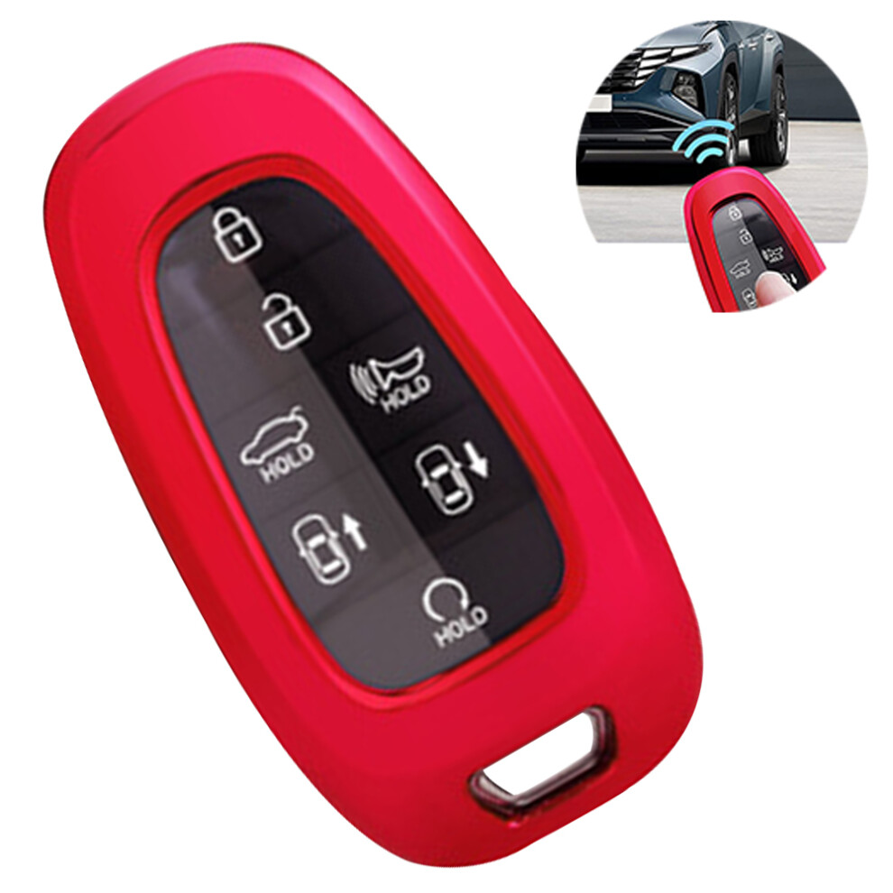 Custom-Fit Tpu Key Fob Cover, Keyless Entry Fob For Hyundai Sonata Santa Fe Tucson, Full Cover Protection, High Quality Tpu, Easy Identification, Key 9198585182998