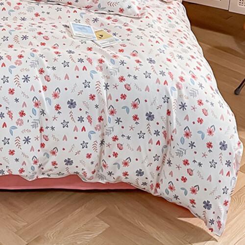 Πολυτελή κλινοσκεπάσματα με λουλούδια, Queen Size, κομψό σετ παπλωματοθήκης από 2