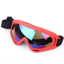 Ski goggles, ski goggles protection sport snowboard skate ski goggles blue silver (red colourful) Ref: 7642