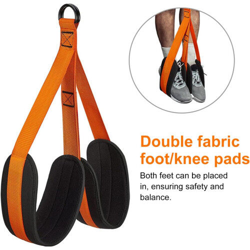 Sling Trainer Set with 4 Resistance Bands, PullUp Bar, Door Frame, Home Gym 2