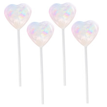 Glockenkugel, 4PCS Selbstbewässerungsplanter Eatz, herzförmige Selbstbewässerungskugeln, farbenfrohe GlasGlockenkugel fr Innenräume und Outdoor