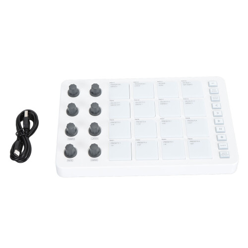 Kabelloser MIDI-Controller mit 16 RGB-Drum-Pads