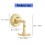 Octopuses Design Plastic Suction Cup Hook Space-Yellow 4