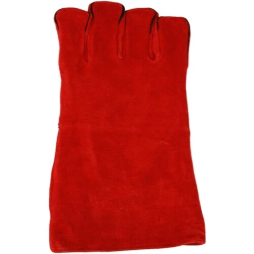Welding gloves Leather Hightemperature Flameretardantresistant Heat ulation 1