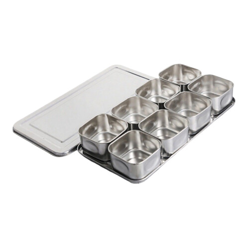 Professional Kitchen Spices Organizers 6/8 Grids-Eight Grids