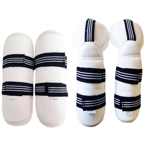 1 Set Karate Sparring Gear with Leg  Arm Guards, White Ref: 5296