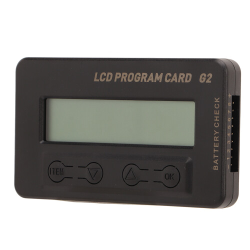 Brushless ESC Programming Card Multifunctional RC Car Program Card with LCD Screen Real Time Data Display Compatible with Brushless Electronic Speed C 2