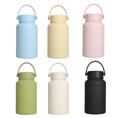 Durable Nonrust Steel Water Bottle Vacuum Insulated Cold-Black 1