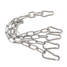 Box Bag Connection Hook Chain Strong Strikes Bag Hanger Stainless Steel Fluctuations Chain with 4 Snap Hooks Durations Ref: 9252