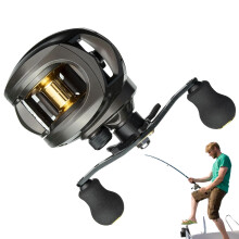 Baitcaster reel – water drop reel, outdoor fishing activity tools for freshwater, saltwater, leisure activities righthanded Ref: 7896