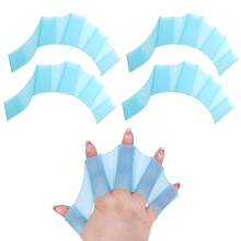 Silicone Swimming Gloves Soft Breathable Frog Swimming Gloves Water F Water Resistance Equipment Paddle F for Swimming Training 2 Pack Ref: 1344