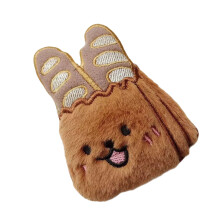 Lovely Dog Plush Toy with Squeaky Sound Maker for-French bread
