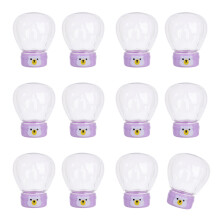 12Pcs Balloon Shape Gift Box Clear Plastic Candy-light P