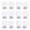 12Pcs Balloon Shape Gift Box Clear Plastic Candy-light P 1