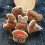 Dog Plush Toy with Squeaky Feature Teeth Cleaning Texture-cake 7