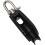 Black Rotating Bearing Disc Block Nylon HighCapacity Single Pulley For Strength Training Applications Ref: 7408 5
