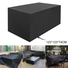Housses élégantes pour tables de patio rectangulaires, housses résistantes aux intempéries pour tables et chaises, housses imperméables pour