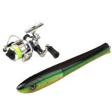 Folding fishing rod reel combo Compact pocket rod equipment, river fishing, Travel fishing gear