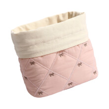 Elegant Cosmetic Storage Solution Featuring Bowknot-Pink