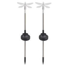Garden Stake LED Light, Solar Powered Pathway Decor with White LED Landscape for Automatic Dusk to Dawn Illumination (2Pcs/Set)