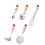 Hand Whisk With Ergonomic Grip Spoon/Mud-Five piece set 1