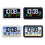 Multicolor LED Digital Alarm Clock With-H163H negative color 2
