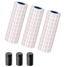 1.5000 STUKS Prijspistolen Etiketten Set 30 Rollen
