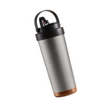 Ceramic Lined 750ml Straw Cup Stainless-   Aurora Silver