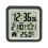 Digital Wall Clock With Temperature Sensoring Waterproof-Black 1